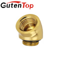 Guten oberen G1 / 4 &quot;männlich zu weiblich Messing Fitting, 45-Grad-Adapter